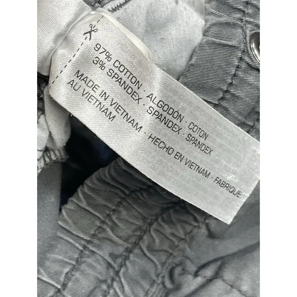 Y2K Indie Sleaze UNIONBAY Cargo Shorts Relaxed Fit Size M Gray Utility Gorpcore - Picture 6 of 13